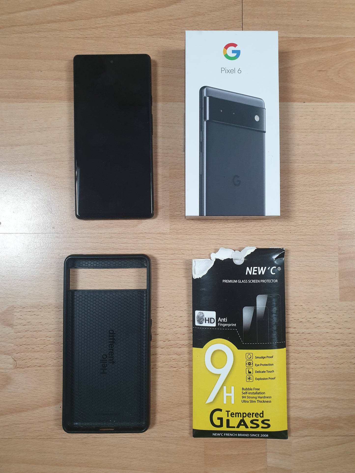 Google Pixel 6 - 128GB - Stormy Black (Ohne Simlock) (Dual-SIM) Android Smartphone