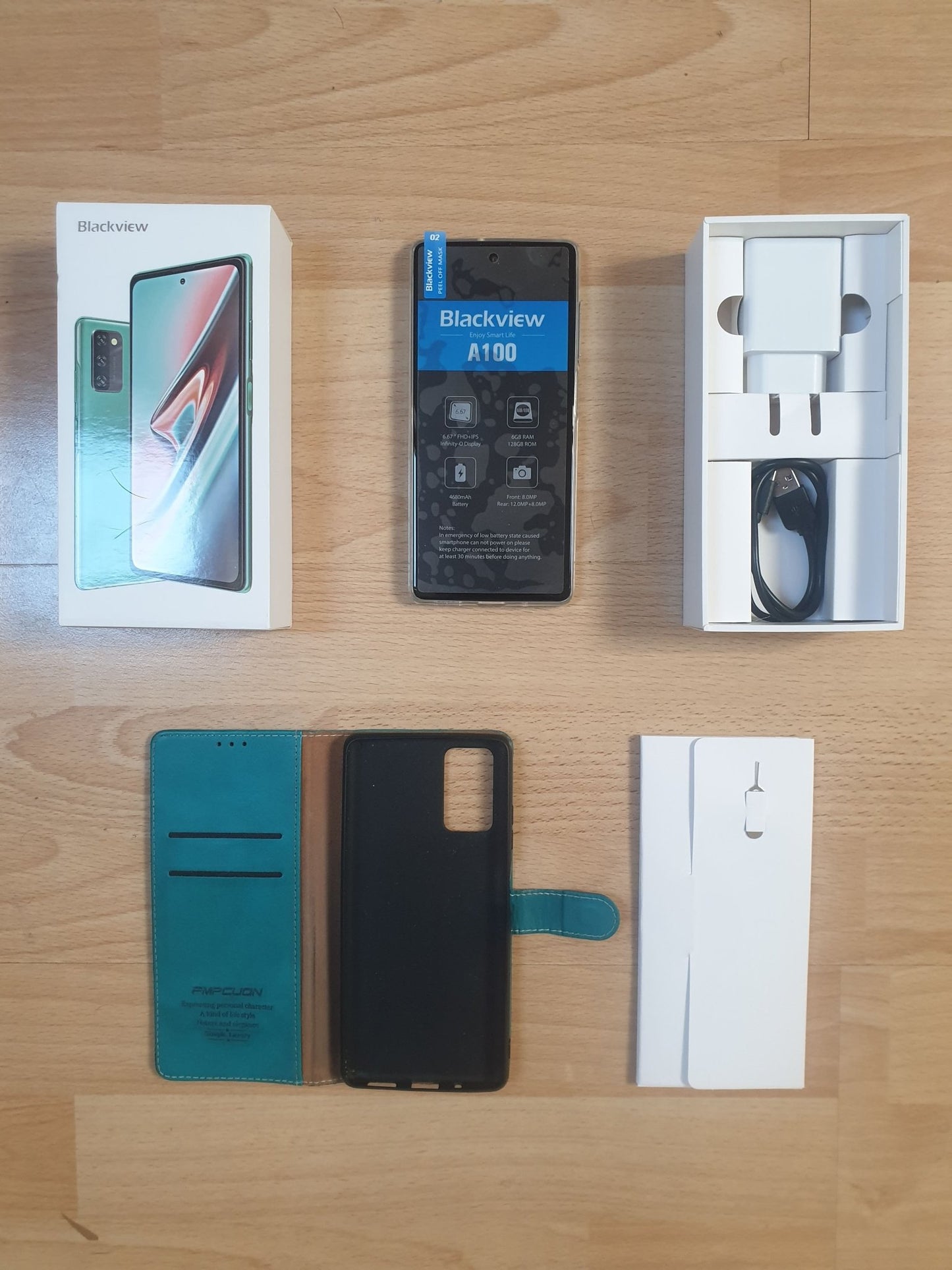 Android Smartphone Blackview A100 128GB 6GB RAM (ohne Simlock) (Dual - Sim) - Blau - azuracht.de
