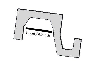 Kleiderhaken Singulär - 3D Druck - Minimalisitisch - azuracht.de