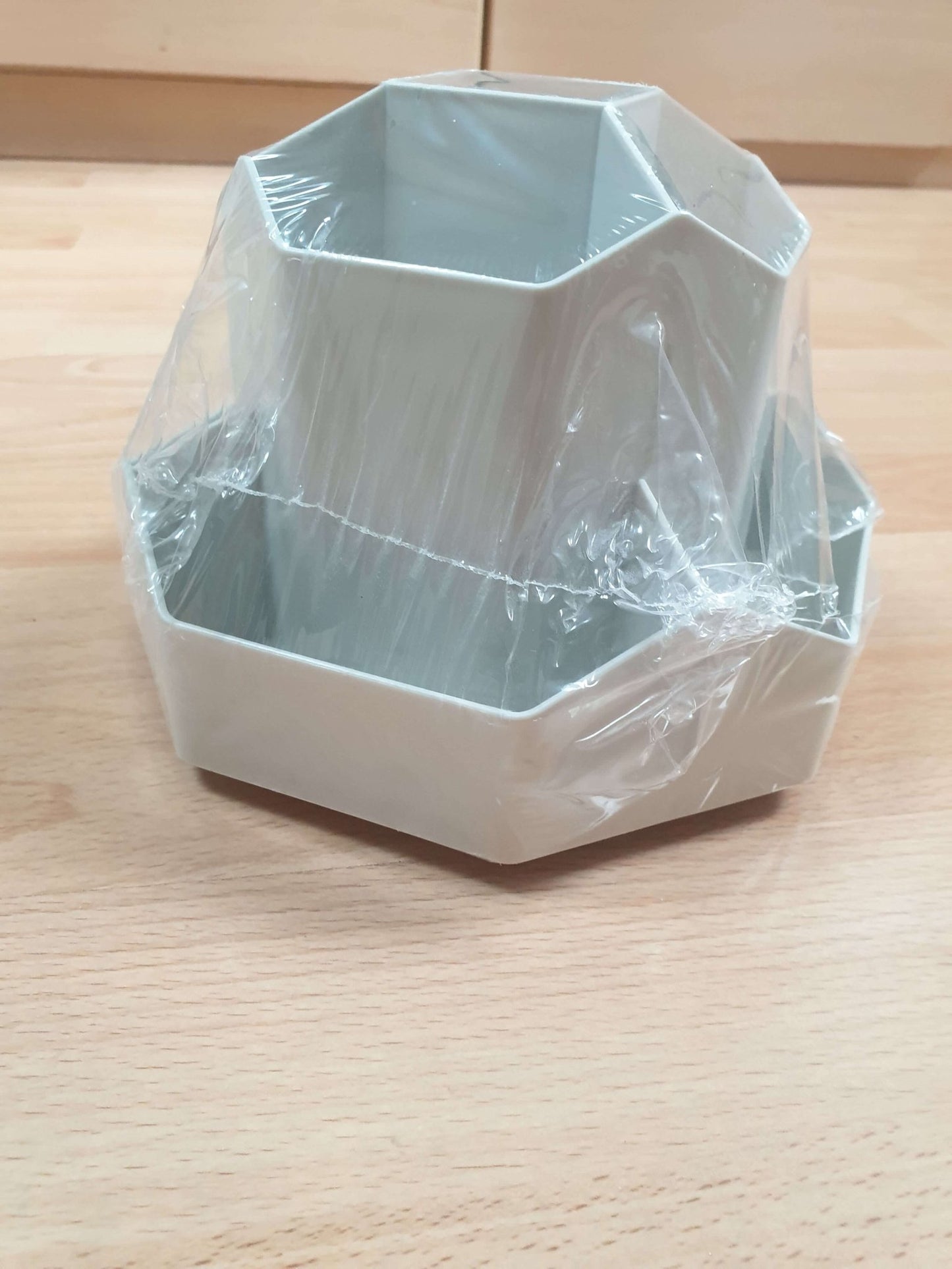 Schreibtisch Organizer Stifthalter für Utensilien wie Schere Fächer für Büro Schule Uni - Grau - azuracht.de
