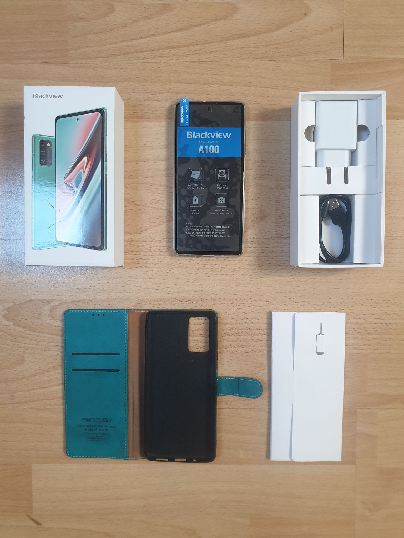Android Smartphone Blackview A100 128GB 6GB RAM (ohne Simlock) (Dual - Sim) - Blau - azuracht.de