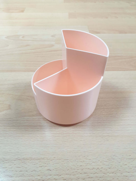 Schreibtisch Organizer Stifthalter für Utensilien wie Schere Fächer für Büro Schule Uni - Pink - azuracht.de